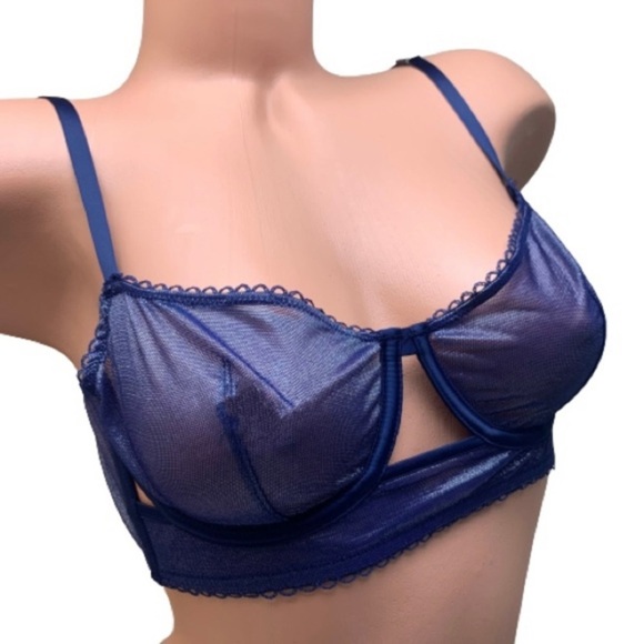 🌸New🌸 Victoria’s Secret Balconet Bra Sz 34C Mesh NWT - Picture 2 of 3